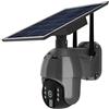 V-TAC Smart VT-11024-WIFI Telecamera speed dome IP PT WiFi Full HD 1080p 3.6mm autoalimentata con pannello solare, sensore PIR e audio IP65 - sku 11617