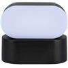 V-TAC VT-816 Lampada LED ovale orientabile 6W da parete 120LM/W colore nero bianco caldo 3000K IP65 - SKU 218288