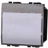 ETTROIT Pulsante portanome 2P 10A 250V compatibile Bticino Livinglight colore tech