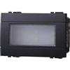 ETTROIT Lampada LED segnapasso 2.4W 220V luce bianco caldo 3000K da incasso compatibile Bticino Livinglight colore nero