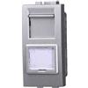 ETTROIT Presa rete dati RJ45 UTP cat.5e compatibile Bticino Livinglight colore tech