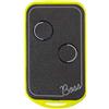 NOLOGO Trasmettitore 2 canali codice fisso quarzo 30.900 Mhz autoapprendente automazione cancelli Nologo BOSS-QC2-Y - Giallo