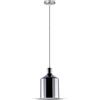 V-TAC VT-8175 Lampadario portalampada 1MT E27 moderno in metallo cromato a specchio Ф170mm - sku 3705