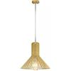 V-TAC VT-3350 Lampadario Portalampada 1MT E27 in vero legno Ф350mm con cavo in gomma - SKU 40511
