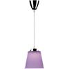 V-TAC VT-1036 Lampadario pendente LED 7W 1MT moderno in plastica viola con attacco cromato Ф150mm - sku 8504