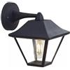 V-TAC VT-843 Portalampada lanterna da giardino wall lamp facing down corpo alluminio nero ip44 E27 - sku 8686