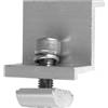 V-TAC terminale in alluminio per fissaggio pannello solare - morsetto pannelli fotovoltaici set 4pz - 11388