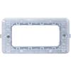 ETTROIT Supporto compatibile Bticino Matix 4 moduli per placche