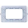 ETTROIT Supporto compatibile Bticino Matix 3 moduli per placche