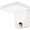 V-TAC VT-11020 lampada led da parete con sensore PIR faro 17W 150lm/w illuminazione facciate quadrato colore bianco 3000k design moderno IP65 sku 2946