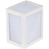 V-TAC VT-822 Lampada applique LED da parete12W forma lanterna cubo luce bianco caldo 3000K IP65 - sku 218334
