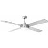 V-TAC VT-6054-4 Ventilatore LED 4 pale 132cm da soffitto 35W DC-Motor con 2 portalampada per lampadina E27 e telecomando - sku 7918