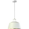V-TAC Lampadario moderno pendente 1MT diffusore acrilico e piastra LED SMD 7W 3000K 120° 400LM White Metal Ф250mm VT-7444 - SKU 3937
