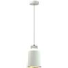 V-TAC Lampadario moderno pendente 1MT diffusore acrilico e piastra LED SMD 7W 3000K 120° 400LM White Metal Ф120mm VT-7333 - SKU 3935