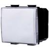 ETTROIT Pulsante portanome compatibile Bticino Matix colore bianco