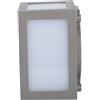 V-TAC VT-822 Lampada applique LED da parete forma cubo 12W lanterna colore grigio bianco caldo 3000K IP65 - sku 218337