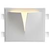 V-TAC VT-11006 portafaretto led in gesso - applique quadrato da parete attacco lampadina G9 design moderno sku 6769