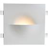V-TAC VT-11005 portafaretto led in gesso - applique quadrato da parete attacco lampadina G9 design moderno sku 6768