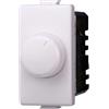 ETTROIT Dimmer regolatore a manopola compatibile Bticino Livinglight per carichi resistivi 100W-1000W colore bianco
