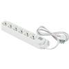 FANTON Multipresa 6 prese schuko bipasso 2P+T 16A spina italiana 2P+T 10A cavo 1.5m con interruttore luminoso Linea Retail Fanton 474304