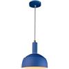 V-TAC Lampadario pendente moderno 1MT E14 plastica + alluminio Ø180mm VT-7100 - SKU 3925 BLU