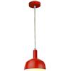 V-TAC Lampadario pendente moderno 1MT E14 plastica + alluminio Ø180mm VT-7100 - SKU 3924 Rosso