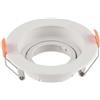 V-TAC VT-933 portafaretto led da incasso rotondo orientabile faretto GU10 colore bianco in policarbonato sku 6658