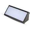 V-TAC VT-8054 Lampada LED da parete rettangolare 12W angolare colore nero da esterno IP65 applique da muro luce bianco caldo 3000k sku 6807