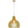 V-TAC VT-3450 Lampadario Portalampada 1MT E27 in vero legno Ф350mm con cavo in gomma - SKU 40501