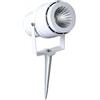 V-TAC VT-857 Picchetto giardino led cob 12W orientabile corpo bianco IP65 luce verde - SKU 7549