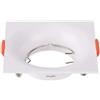 V-TAC VT-921-W portafaretto led da incasso quadrato faretto GU10 colore bianco in policarbonato sku 6634