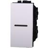 ETTROIT Deviatore assiale 1P 16A 250V compatibile Bticino Livinglight colore bianco