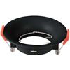 V-TAC VT-920-B portafaretto led da incasso rotondo faretto GU10 colore nero in policarbonato sku 6633