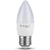 V-TAC VT-1821 Lampadina led candela 4.5W E27 lampada bianco freddo 6500K - SKU 2143441