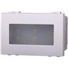 ETTROIT Lampada LED segnapasso 2.4W 220V luce bianco freddo 6000K da incasso compatibile Bticino Livinglight colore bianco
