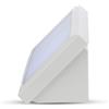 V-TAC VT-8055 Lampada LED da parete rettangolare 20W angolare colore bianco da esterno IP65 applique da muro luce bianco freddo 6500k sku 6818