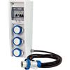 FANTON Quadro di distribuzione serie Ulisse 150 assemblato con 3 prese CEE e interruttori differenziali potenza 3kW Fanton 74300