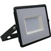 V-TAC VT-4051 Faro LED 50W proiettore E-Series super slim G2 corpo nero luce bianco naturale 4000K IP65 - sku 215959