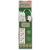 FANTON Multipresa OMEGA ECO 6 prese schuko bipasso 2P+T 16A spina italiana 2P+T 16A cavo 1.5m con interruttore luminoso Fanton 47430ECO