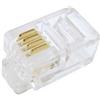 FANTON Spina modulare PLUG 4/4 RJ10 cat.3 con contatti dorati Fanton 22280