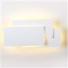 V-TAC Lampada LED SMD da parete rettangolare V-TAC 12W 1100LM 360° IP20 Alluminio VT-712 - SKU 8202 Bianco Caldo 3000k Bianco