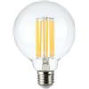 V-TAC VT-1993 Lampadina led Globo 6W trasparente filamento E27 G95 luce bianco caldo 3000K - 214305