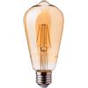 V-TAC VT-1964 Lampadina LED 4W filamento ambrato E27 ST64 vintage luce bianco caldo 2200K - 214361