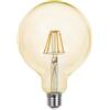 V-Tac VT-1956 Lampadina globo led filamento vintage colore ambra 6W E27 G125 luce 2200k sku 214473
