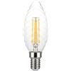 V-TAC VT-1985D Lampadina LED dimmerabile candela E14 in Vetro tortiglione 4W filamento 3000K - 214367