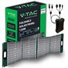 V-TAC modulo pannello fotovoltaico solare pieghevole 120w per ricarica power station portatile sku 11446