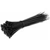 V-TAC Fascette fissacavo nylon-66 per cablaggi 2.5x100mm nero 100pcs V-TAC - sku 11160