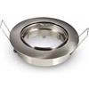 V-TAC Portafaretto incasso alluminio rotondo regolabile GU10 mod VT-779RD SKU 3588 Satinato Nickel