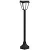 V-TAC VT-984 Lampada solare lanterna LED da giardino 2W 110LM cambia colore 2IN1 switch fissaggio a terra 93cm pannello fotovoltaico IP65 - SKU 2894