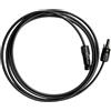 V-TAC 11416 Bretella prolunga Cavo Solare 2.5mt con Connettori MC4 Maschio e Femmina per Pannelli solari Fotovoltaici Colore Nero 11416